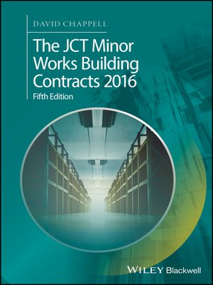 cover image of The JCT Minor Works Building Contracts 2016